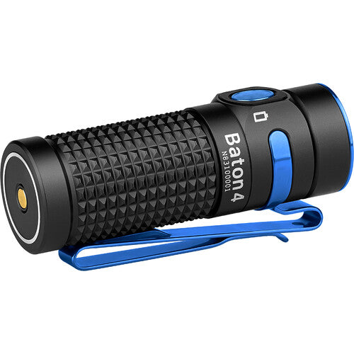 Olight Baton 4 Linterna Recargable Negra 1300 Lumens IPX8 Cable Magnético