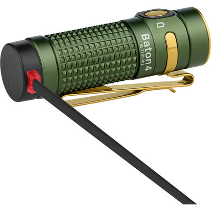 Olight Baton 4 Linterna Recargable 1300 Lúmenes IPX8 Verde OD