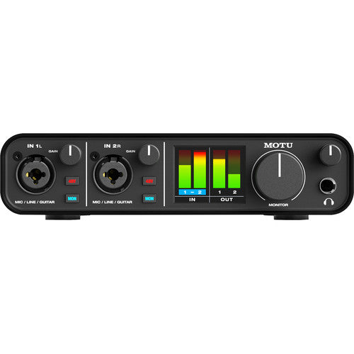 MOTU M2 Interfaz de Audio MIDI USB-C 24-Bit 192 kHz 2 Preamps