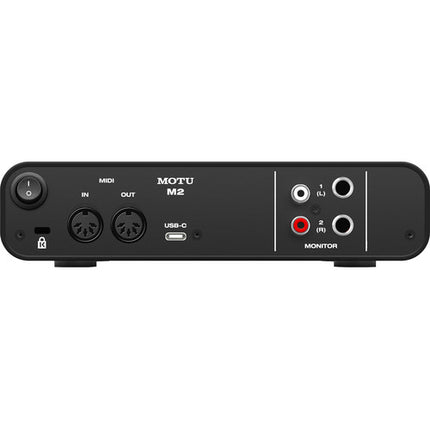 MOTU M2 Interfaz de Audio USB-C 24-Bit 192 kHz con Kit de Mezcla