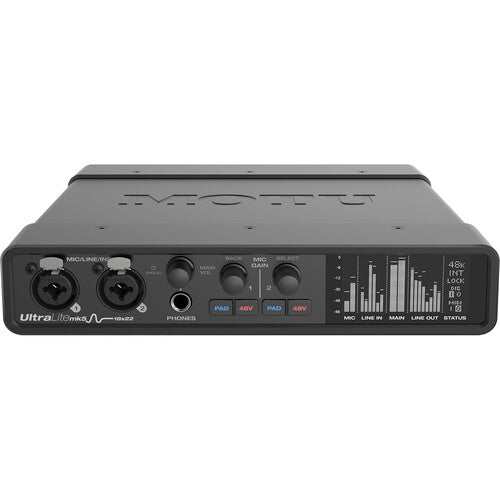 MOTU UltraLite-mk5 Interfaz de Audio MIDI 18 Entradas 22 Salidas 192 kHz