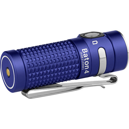 Olight Baton 4 Linterna Recargable Azul 1300 Lúmenes IPX8