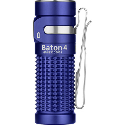 Olight Baton 4 Linterna Recargable Azul 1300 Lúmenes IPX8