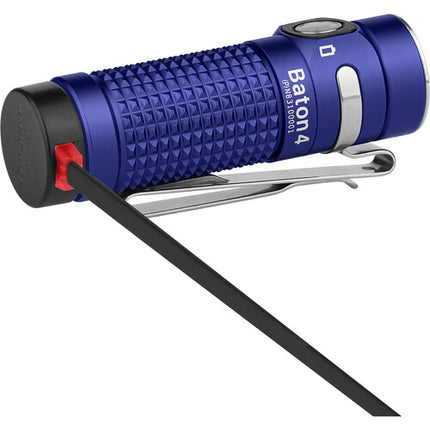 Olight Baton 4 Linterna Recargable Azul 1300 Lúmenes IPX8