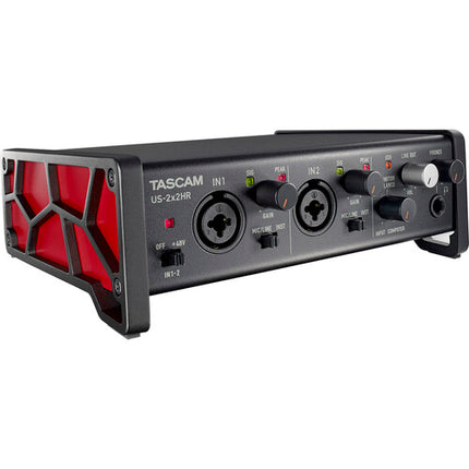 TASCAM US-2x2HR interfaz de audio MIDI USB-C 24-Bit 192 kHz 2 Mic Pres