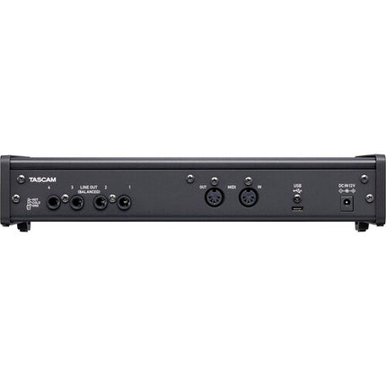TASCAM US-4x4HR Interfaz de Audio MIDI USB-C 4 Micrófonos 24-Bit 192kHz