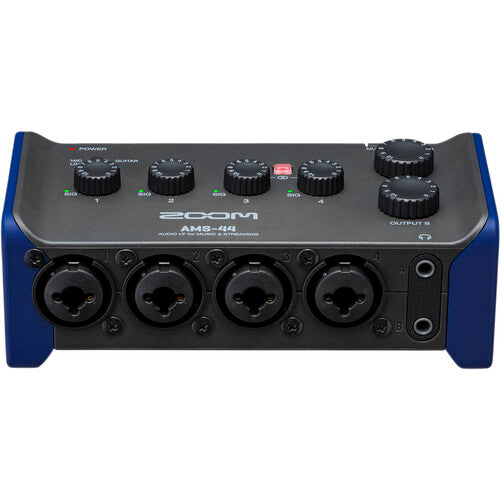 Zoom AMS-44 Interfaz de Audio USB-C 4 Entradas 96 kHz 24-Bit