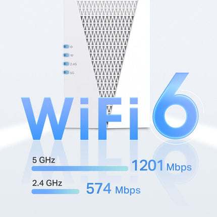 TP-Link RE615X AX1800 Extensor de Red Wi-Fi 6 Dual Band 1775 Mb/s Gigabit