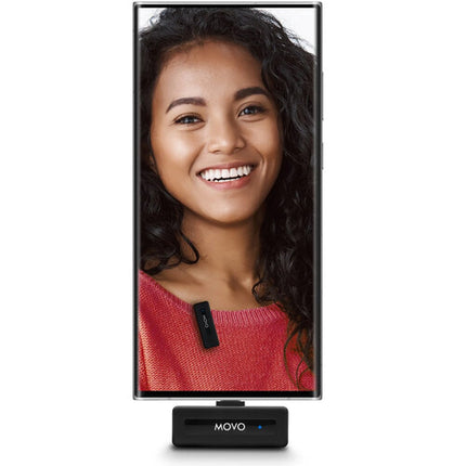 Movo Photo Mini UC Micrófono Inalámbrico para USB-C 164ft Batería 10h