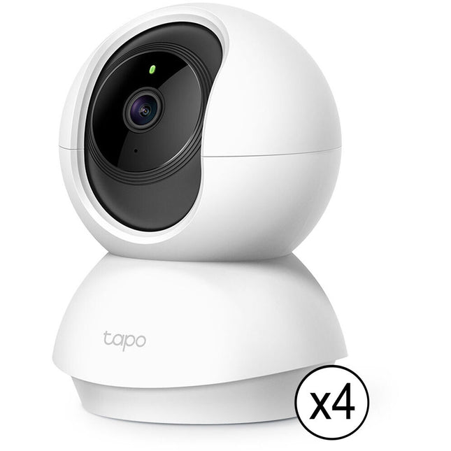 TP-Link Tapo C210 Cámara de seguridad interior Wi-Fi 3MP Pan y Tilt visión nocturna 4-Pack