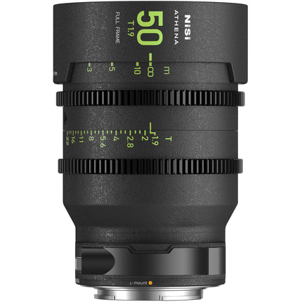 NiSi ATHENA PRIME 50mm T1.9 Lente Full-Frame con montaje L filtro drop-in