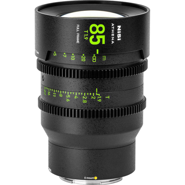 NiSi ATHENA PRIME 85mm T1.9 Lente Full Frame con 10 Diáfragma y 80mm diámetro
