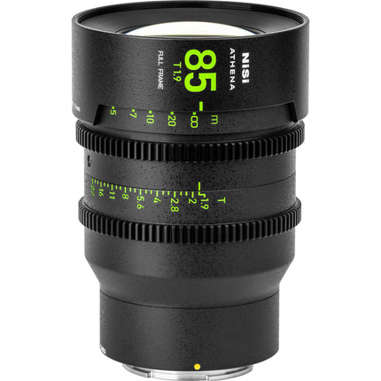 NiSi ATHENA PRIME 85mm T1.9 Lente Full Frame Apertura T1.9 10 Láminas