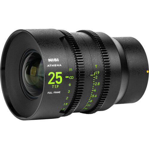 NiSi ATHENA PRIME 25mm T1.9 Lente Full Frame Apertura T1.9 a T22 Diámetro 80mm