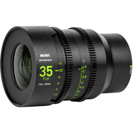 NiSi ATHENA PRIME 35mm T1.9 Montura E Lente Full Frame 10 Cuchillas Apertura