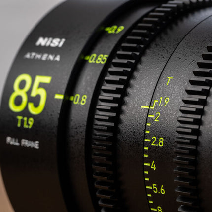 NiSi ATHENA PRIME 85mm T1.9 lente Full Frame montura L filtro integrado