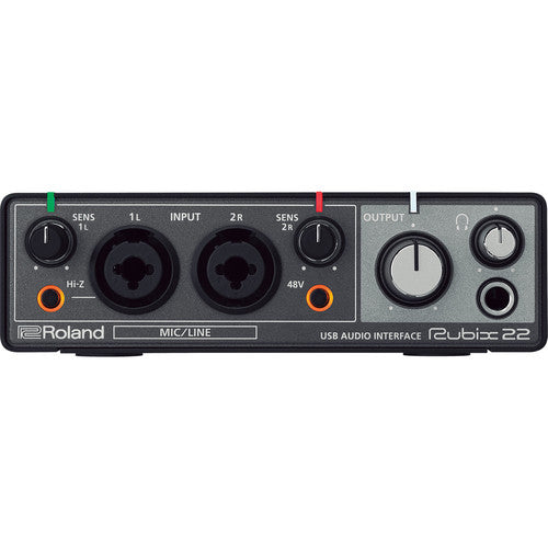 Roland Rubix22 Interfaz de Audio USB 2x2 24-Bit 192 kHz Phantom 48V