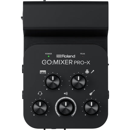 Roland GO:MIXER PRO-X mezclador de audio para smartphones con entradas de guitarra y micrófono y cables incluidos
