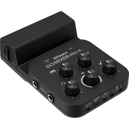Roland GO:MIXER PRO-X mezclador de audio para smartphones con entradas de guitarra y micrófono y cables incluidos
