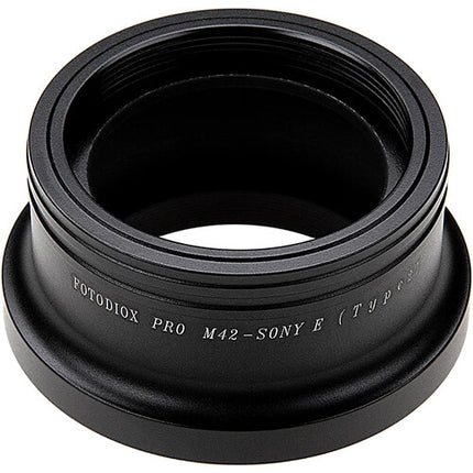 FotodioX Adaptador de Montura de Lente M42 Tipo 2 para Cámara Sony E-Mount con Enfoque Infinito y Anillo de Acero Inoxidable