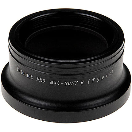 FotodioX Adaptador de Montura de Lente M42 Tipo 2 para Cámara Sony E-Mount con Enfoque Infinito y Anillo de Acero Inoxidable