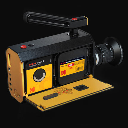 Kodak Super 8 Cámara Negra Formato Extended Gate Con Lente 6mm f12 Cámara
