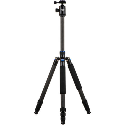 Davis & Sanford Traverse TR684C-36 Trípode de Fibra de Carbono 68 Pulgadas Capacidad 18 lb con Cabezal de Bola Dual y Columna Corta