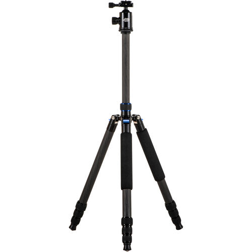 Davis & Sanford Traverse TR684C-36 Trípode de Fibra de Carbono 68 Pulgadas Capacidad 18 lb con Cabezal de Bola Dual y Columna Corta