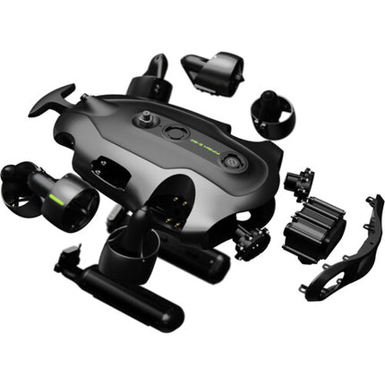 QYSEA FIFISH E-GO E100 ROV Submarino AI Profundidad 328 ft Luz 5000 Lumen