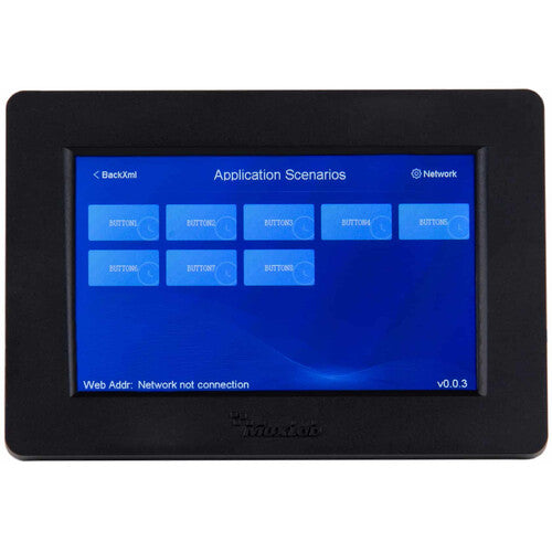 MuxLab Panel Táctil 5" con PoE Resolución 480x800 y Control RS-232