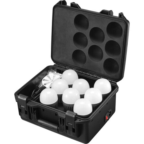 Godox C7R KNOWLED Bombilla RGBWW Kit 8 Luces 2000-10000K CRI96 Bluetooth