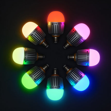 Godox C7R KNOWLED Bombilla RGBWW Kit 8 Luces 2000-10000K CRI96 Bluetooth