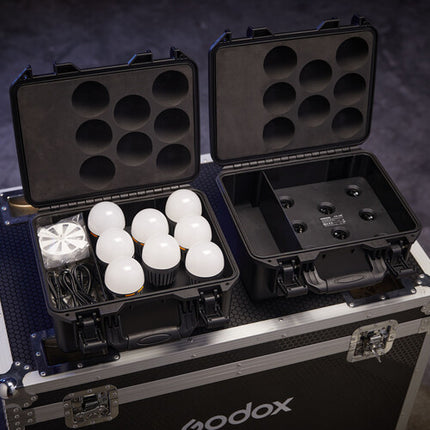 Godox C7R KNOWLED Bombilla RGBWW Kit 8 Luces 2000-10000K CRI96 Bluetooth