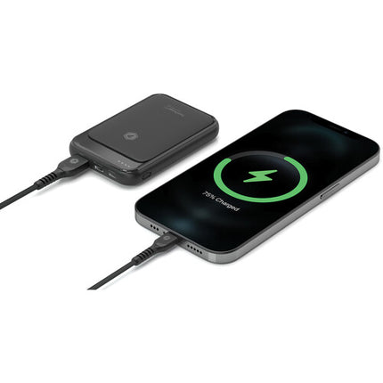 PowerPeak Power Bank portátil 5000mAh carga doble USB-C USB-A