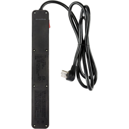Watson Protector de Sobretensión 6 Enchufes USB 450 Julios Negro