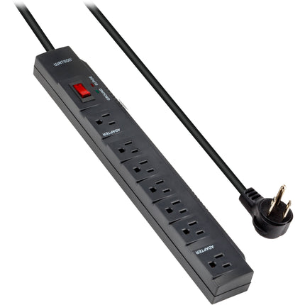 Watson Protector de Sobretensión 7 Enchufes 1200 Julios 6 Pies Negro