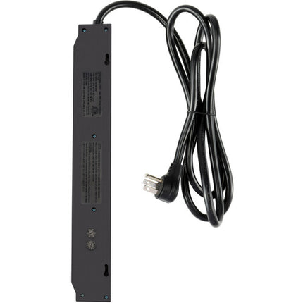 Watson Protector de Sobretensión 7 Enchufes 1200 Julios 6 Pies Negro