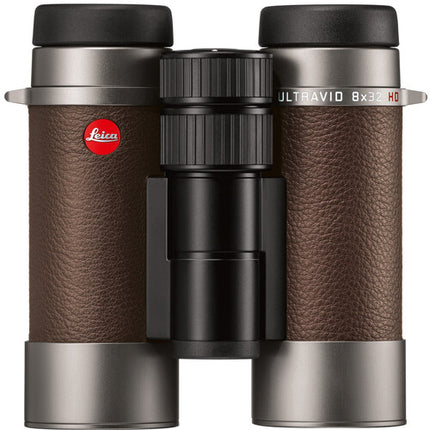 Leica 8x32 Ultravid HD-Plus Prismáticos con Cobertura Cuero y Visión 62°