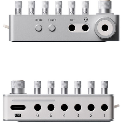 teenage engineering TX-6 Mezclador Ultraportátil Pro 6 Entradas 2 Salidas Batería 8h USB-C