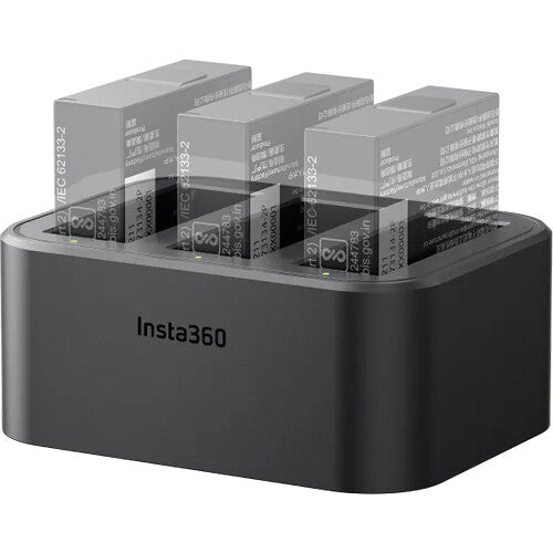 Insta360 Fast Charge Hub para ACE y ACE PRO Carga 3 baterías USB-C 53 Minutos