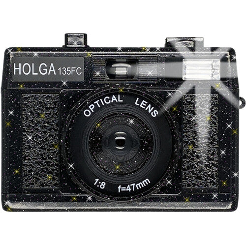 Holga 135FC Cámara Analógica con Flash Lente 47mm f8 35mm