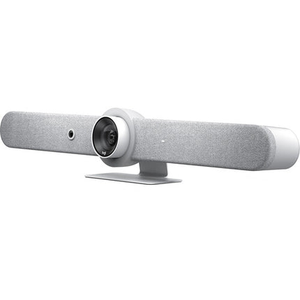 Logitech Rally Bar Barra de Video Todo en Uno Blanco 4K 6 Micrófonos