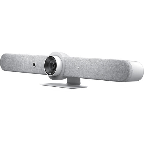 Logitech Rally Bar Barra de Video Todo en Uno Blanco 4K 6 Micrófonos