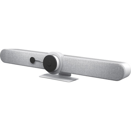 Logitech Rally Bar Barra de Video Todo en Uno Blanco 4K 6 Micrófonos