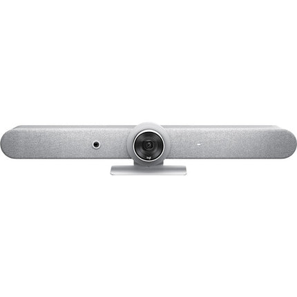 Logitech Rally Bar Barra de Video Todo en Uno Blanco 4K 6 Micrófonos
