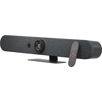 Logitech Rally Bar Mini Barra de Video Todo en Uno 4K 6 Micrófonos