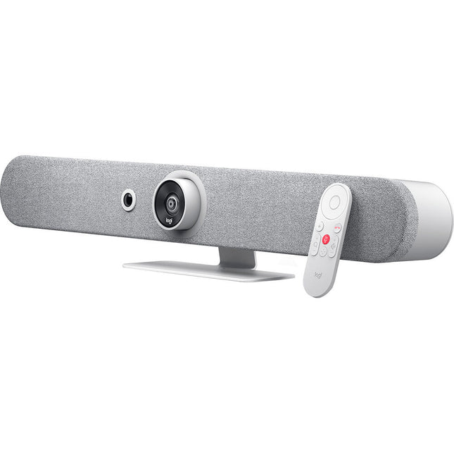 Logitech Rally Bar Mini Barra de Video Todo en Uno Blanco 4K 6 Micrófonos