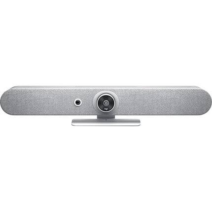 Logitech Rally Bar Mini Barra de Video Todo en Uno Blanco 4K 6 Micrófonos
