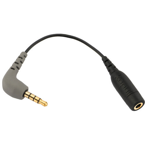 Kopul MC-TRSA Cable Adaptador 3.5mm TRS a Ángulo Derecho TRRS 15cm para Smartphones