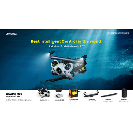 CHASING M2 S ROV Submarino 4K UHD 328' Profundidad Control Remoto